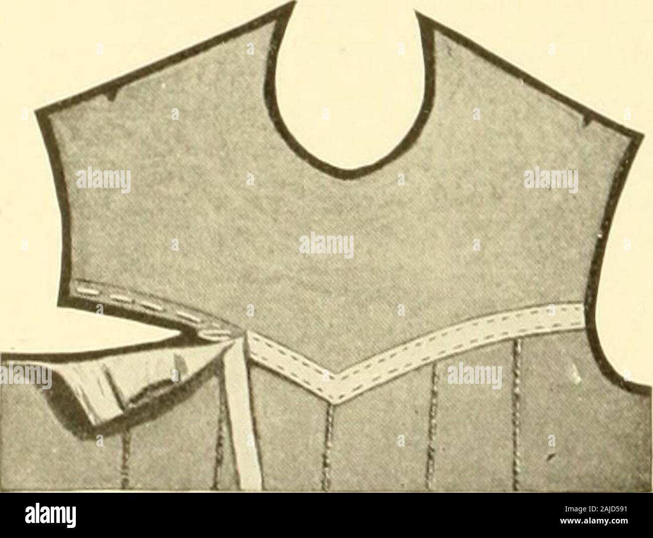 The new dressmaker; with complete and fully illustrated instructions on  every point connected with sewing, dressmaking and tailoring, from the  actual stitches to the cutting, making, altering, mending, and cleaning of  clothes