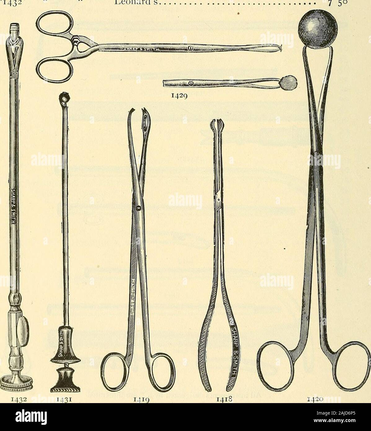 https://c8.alamy.com/comp/2AJD6P5/catalogue-of-sharp-smith-importers-manufacturers-wholesale-and-retail-dealers-in-surgical-instruments-deformity-apparatus-artificial-limbs-artificial-eyes-elastic-stockings-trusses-crutches-supporters-galvanic-and-faradic-batteries-etc-surgeons-appliances-of-every-description-i4i4-1394-all-instruments-designated-by-a-are-illustrated-334-sharp-smith-chicago-bullet-instruments-i4i8i4i9-i420-14211422-1423-1424-1425-1426-1427-1428i429-1430i43i-bullet-forceps-u-s-a-gross-american-i-5075so-t-cos-spiral-3-40-latest-2-60-moses-2-60-gunns-2-25-hamiltons-i-75-d-2AJD6P5.jpg