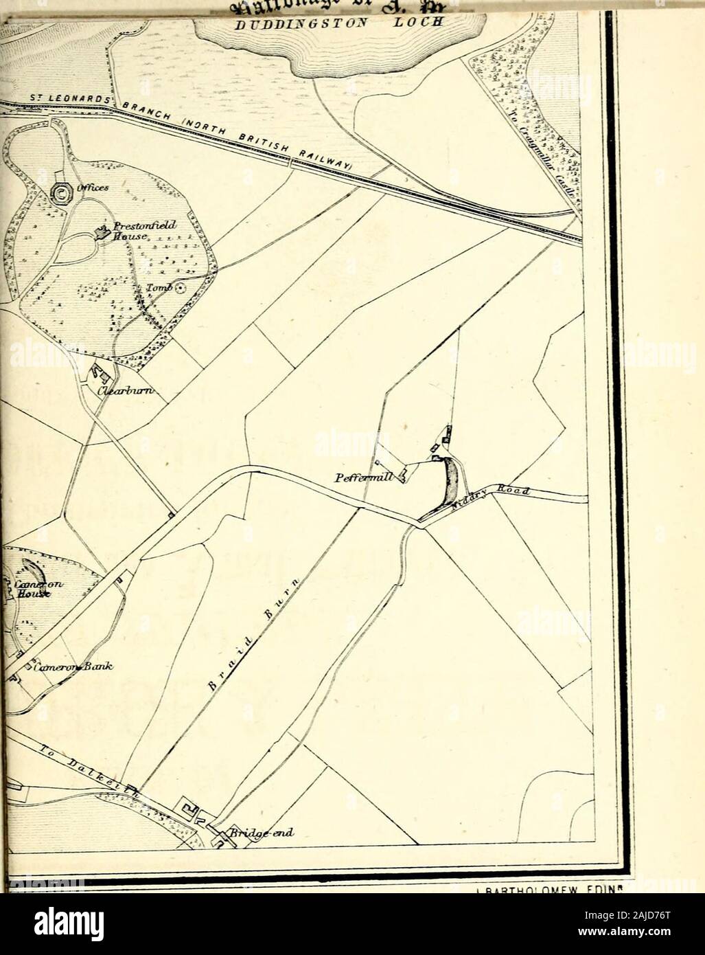 Post Office Edinburgh and Leith directory . *>. J.BARTHOLOMEW. Eum 3 T