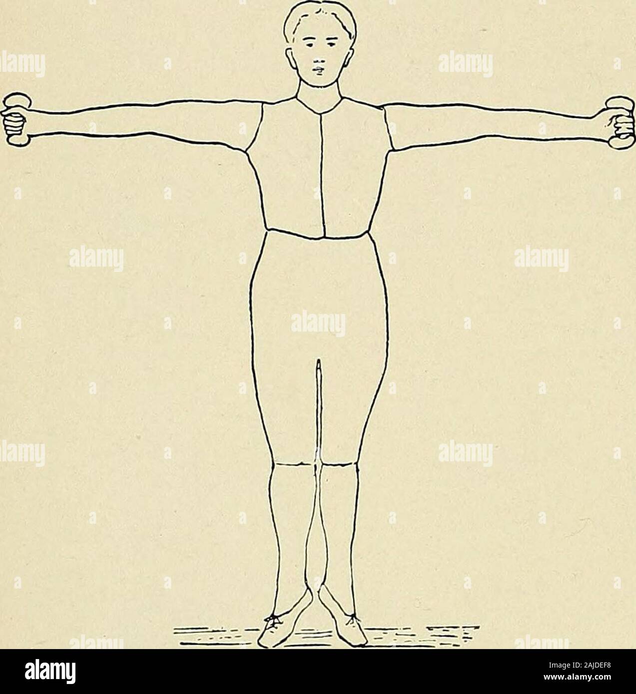 A Treatise On Orthopedic Surgery Entire Body Being Fixed And Immovable Twenty Tofifty Times Fig 114 2 The Same Position And Exercise Except That The Forearmsare Fully Pronated And Remain So