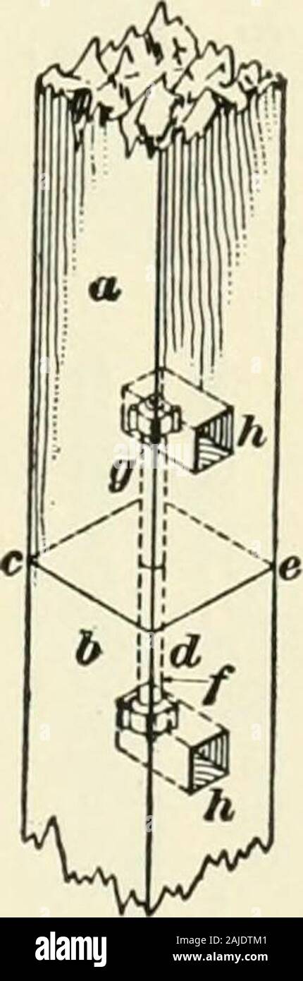 A Treatise On Architecture And Building Construction With Pine And Similar Soft Woods The Length Of Thescarf Should Be Twelve Times The Depth Of The Timber Whenthere Are No Bolts To