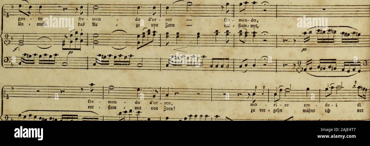 Idomeneo, Rè di Creta : Opera seria in tre Atti (K.366) = Indomeneus König von Creta : ernsthafte Oper in drey Aufzügen im Klavierauszuge . I k .3:. ^ fm-*tp-. ^^^iM^^^^^^^^m Stock Photo