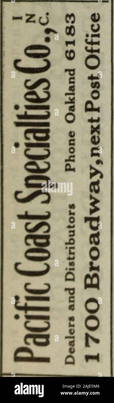 Polk-Husted Directory Co.'s Oakland, Berkeley and Alameda directory . Stock Photo