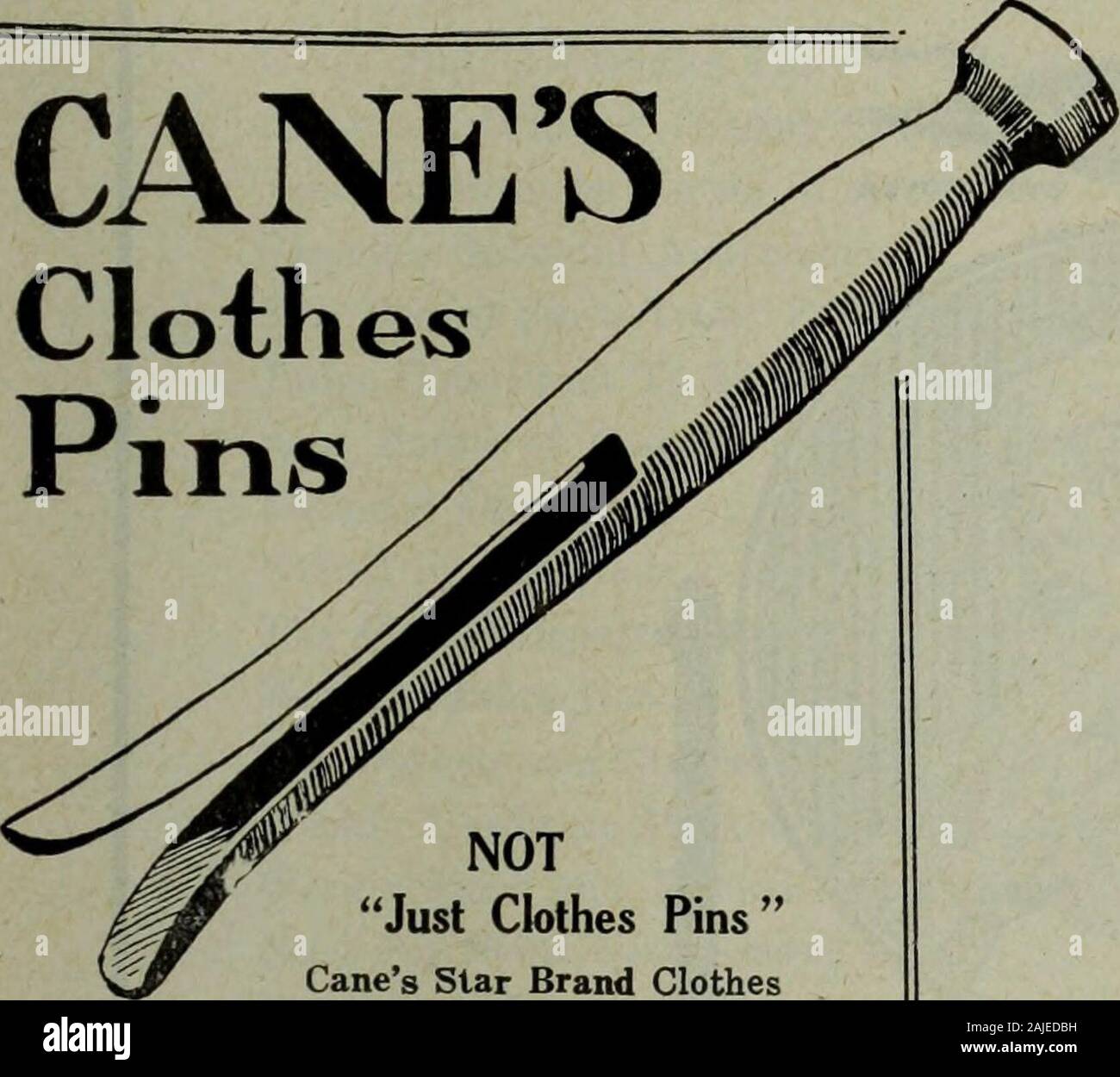 Hardware merchandising September-December 1919 . CHICAGO NEW YORK Send for Catalogue M-36. CANES Clothes Pins NOT Just Clothes Pins Canes Star Brand ClothesPins are better—they costno more than just clothespins—but theres a dif-ference.Star Brand are always right in shape,right in length and correct in count.They will not injure the clothes. Your Jobber will be pleased to supplyStar Brand Superior Clothes Pins atno extra cost. The Wm. CANE & SONS Co., Limited MANUFACTURERSNewmarket Ontario HerculesSashCord The reputation of thisbrand has been thor-oughly established inthe Canadian marketfor th Stock Photo