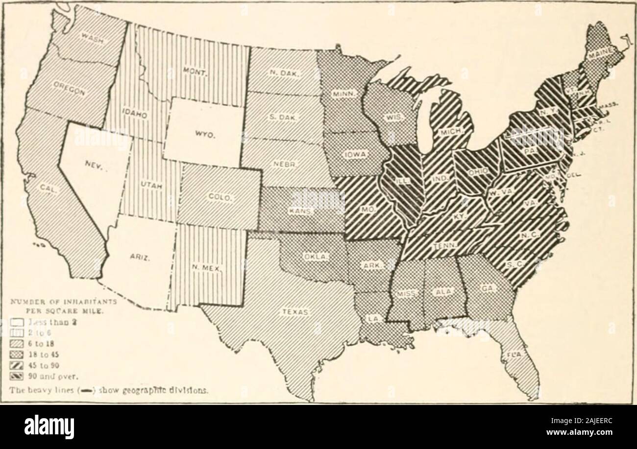 Our country and its resources; . UNITED STATES, ORIGINAL AREA AND  ACQUISITIONS OF TERRITORY, 1790 TO 1910 22 OUR COUNTRY AND ITS RESOURCES.  POPULATION PER SQUARE MILE, BY STATES termining the median, image size:1300x917