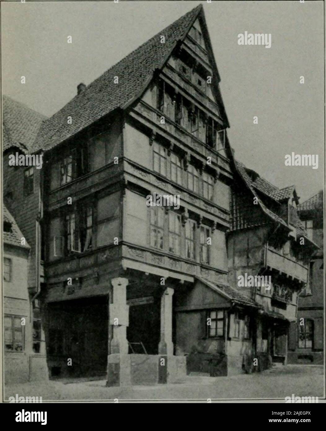 The encyclopædia britannica; a dictionary of arts, sciences, literature and general information . Photo, Neurdein. Fig. 7.—Hotel de Jacques Cceur, Bourges. Fafade.. Stock Photo