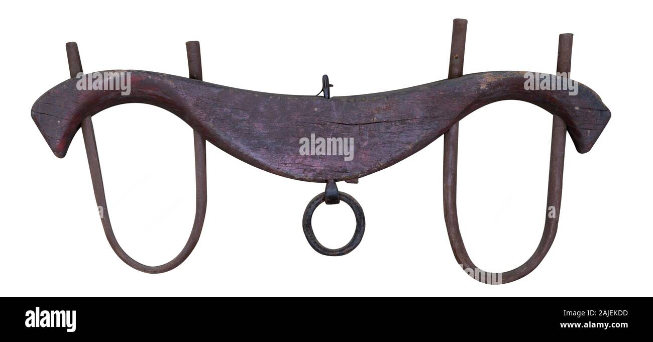 Oxen yoke Cut Out Stock Images & Pictures Alamy