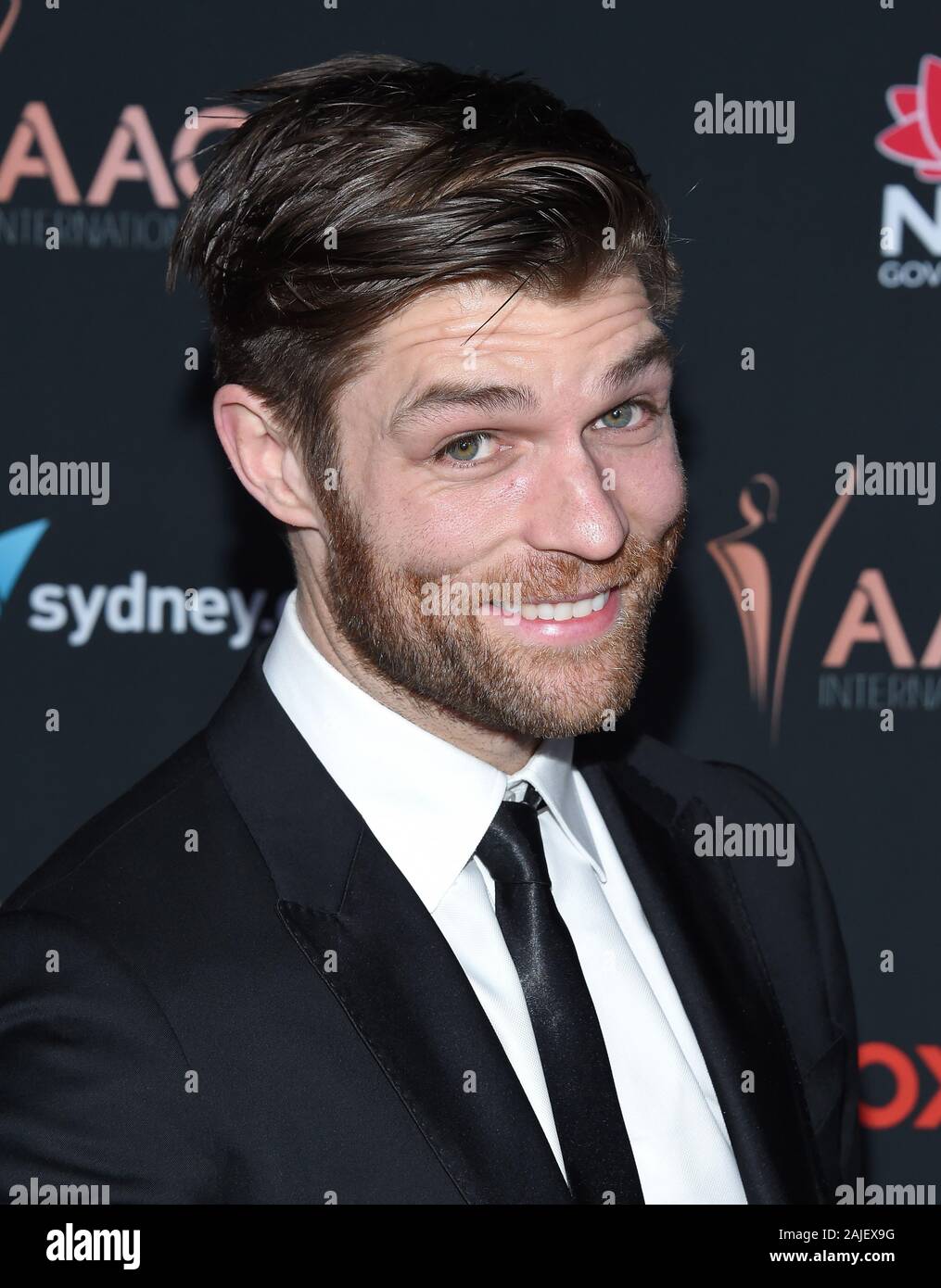 January 3, 2020, West Hollywood, California, USA: Liam McIntyre arrives for the 9th AACTA International Awards at SKYBAR at The Mondrian. (Credit Image: © Lisa O'Connor/ZUMA Wire) Stock Photo