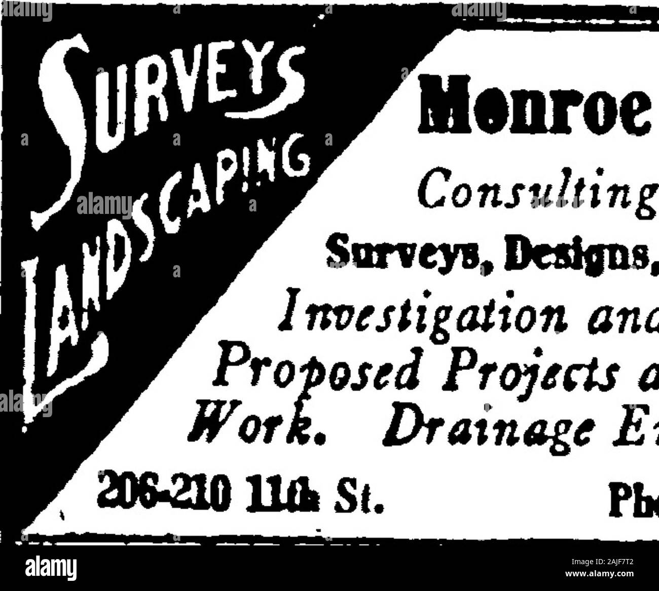 1921 Des Moines and Polk County, Iowa, City Directory . Slo-ls-ll B Bill. Monroe L. Patzig Consulting EngineerSurveys, Designs, Speciflcatlras Investigation and Reports onProposed Projects and ExistingWork, Drainage Engineering. 206&lt;210 Ua St. Pboae Wahnt 34i0 Scott Nina L stenog Mid-West Pav-ing Co bds 4522 Carpenter av Scott Oliver W musician res 112525th Scott Opal M cashr Hotel Ft DesMoines bds 910 Locust Scott O V (c) lab res 2709 Cleveland Scott Pauline bds 728 37th Scott Phoebe Mrs janitress SecuritiesBldg res 815 so w 1st Scott Ray ry postal elk res 3219 6th Scott Retta D (wid Jas B Stock Photo