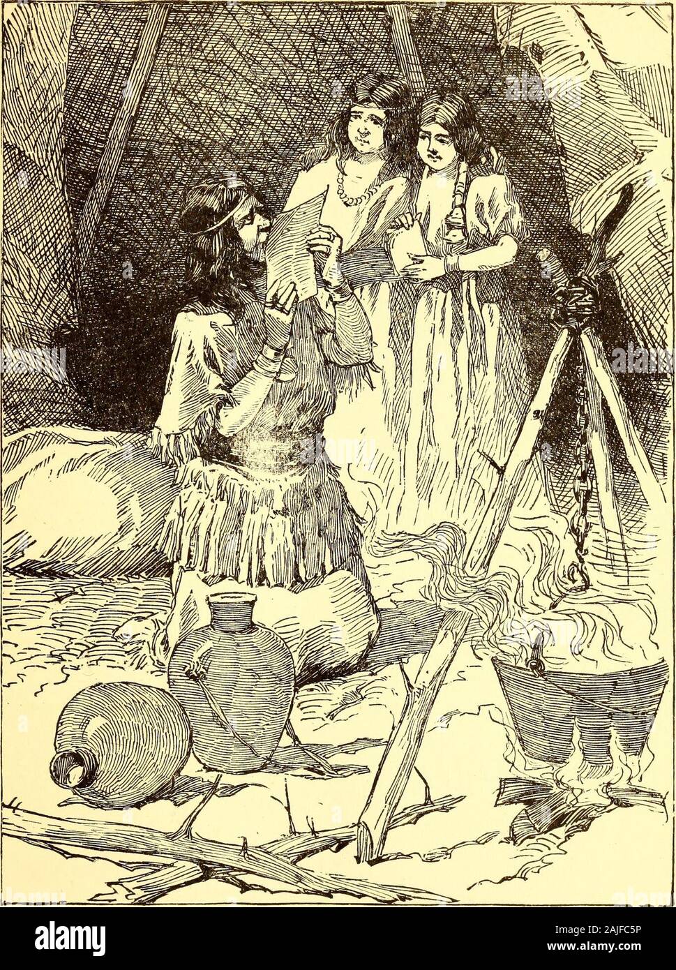 The talking leaves : an Indian story . can do. Dolores could do a great deal, and wastherefore more than usually respectable; and she had quiteenough force of will to preserve her authority over two suchhalf-wild creatures as Ni-ha-be and Rita. You are late. Come in ! Tell me what it is ! Rita was as eager now as Ni-ha-be had been with herfather and Red Wolf; but even while she was talkingDolores pulled them both into the lodge. Talking leaves I Not Many Bears himself could have treated those poormagazines with greater contempt than did the portly damefrom Mexico. To be sure, it- was many a lo Stock Photo
