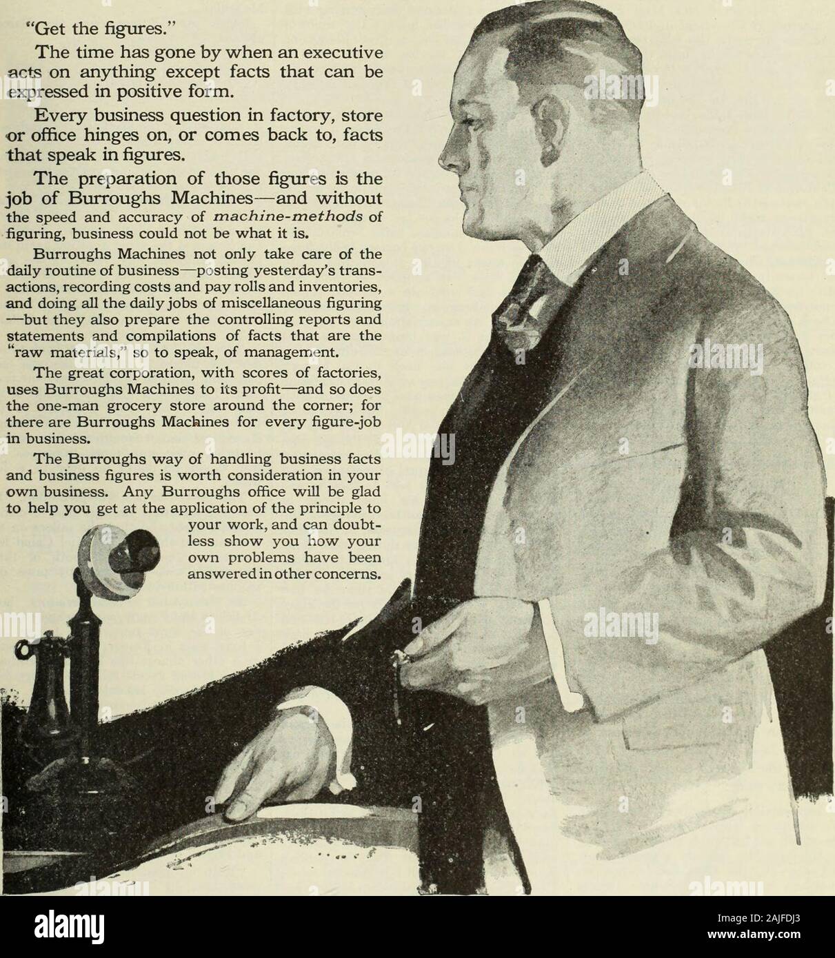 The literary digest . se figures is thejob of Burroughs Machines 