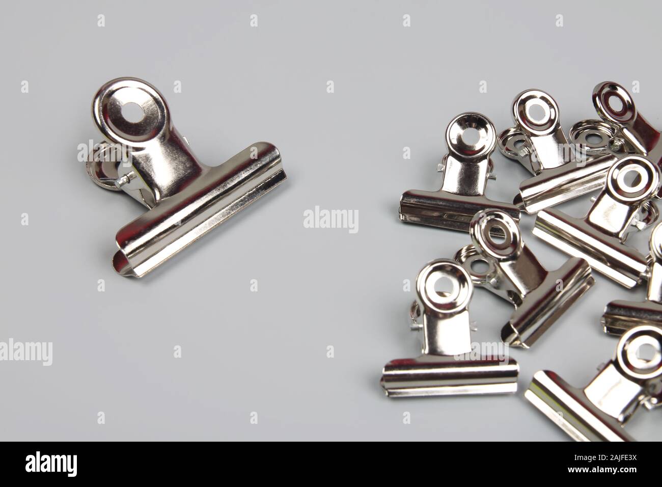 Indian made iron binder clip Stock Photo Alamy