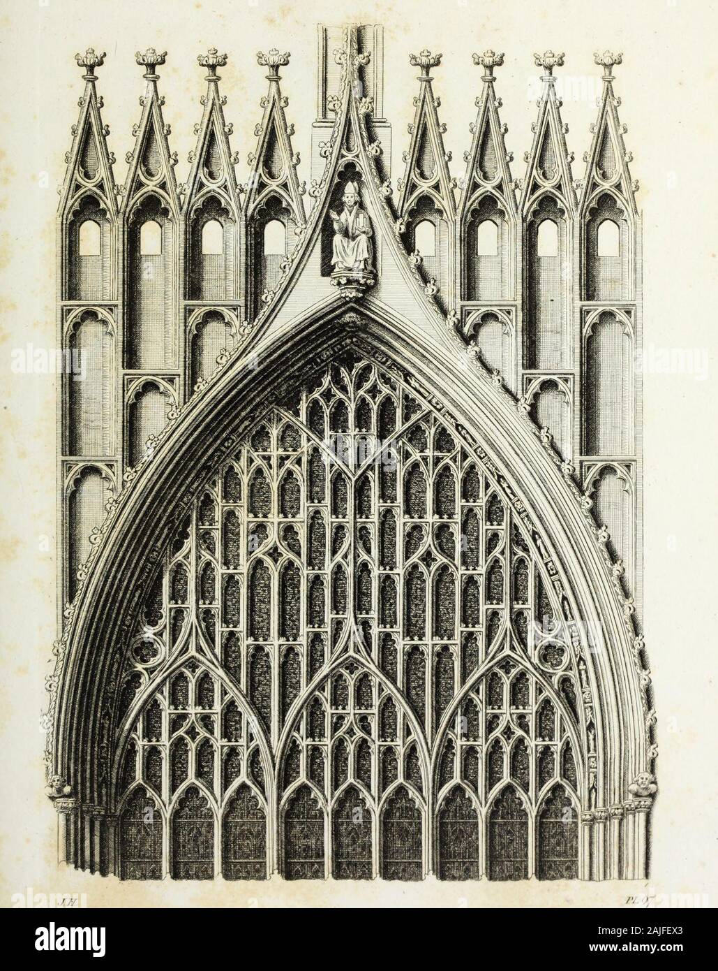 Gothic ornaments in the cathedral church of York Stock Photo Alamy