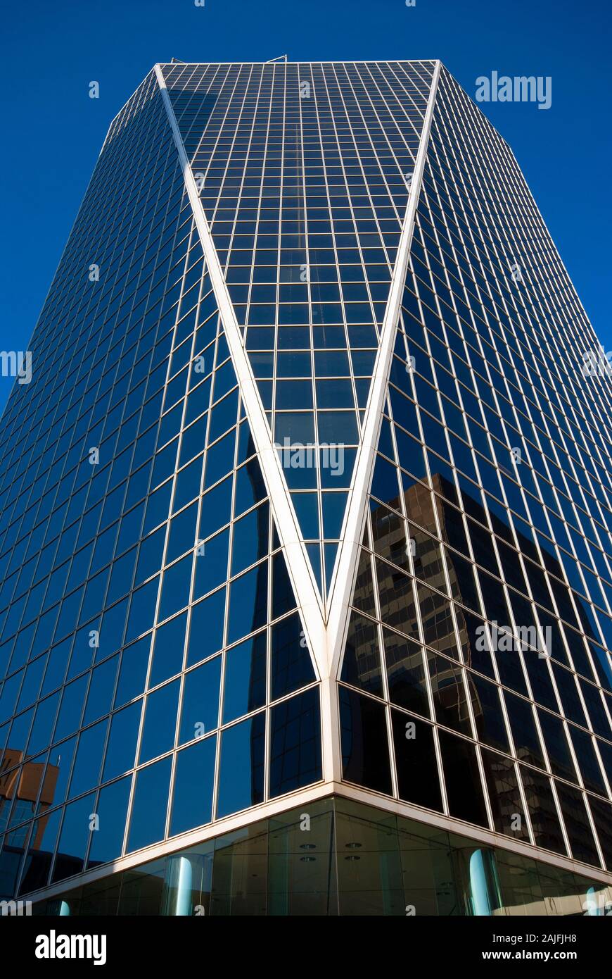 Glass skyscraper in Regina, Saskatchewan, Canada Stock Photo Alamy