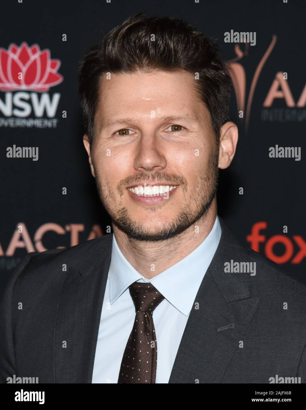 January 3, 2020, West Hollywood, California, USA: Jason Dundas attends at the 9th Annual Australian Academy Of Cinema And Television Arts (AACTA) International Awards (Credit Image: © Billy Bennight/ZUMA Wire) Stock Photo