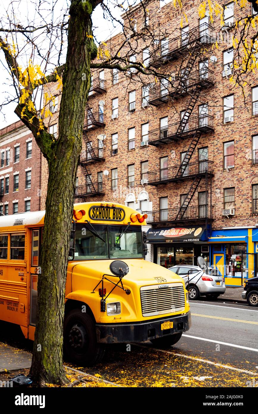 New York City School Bus High Resolution Stock Photography and Images ...