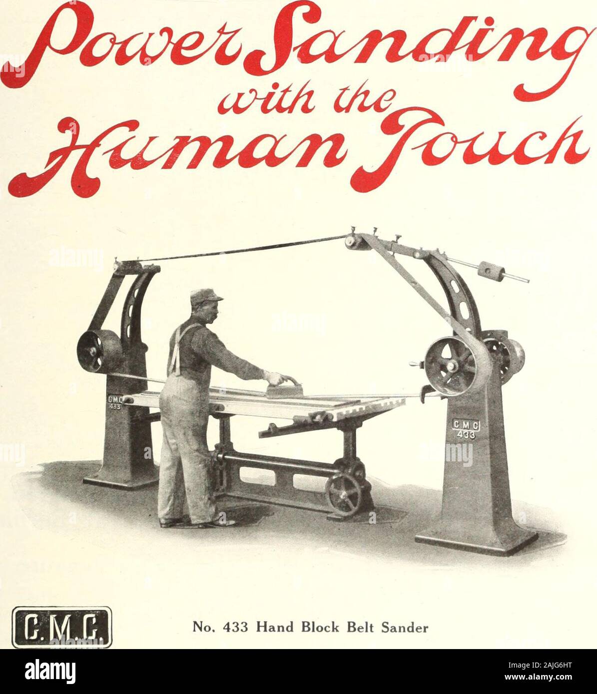 Canadian wood products industries . Get the name fixed inyour mind. ST. JOSEPH IRON WORKS, St. Joseph, Michigan Canadian Woodworker and Furniture Manufacturer i;,. This Sander combines that perfection of finish that can only be obtain-ed by the human hand and eye with power production. No other form of sanding machine yields itse lf to so many and varieduses. The small job, and the large job—flat work or irregular work—allcome within its range. A green hand can operate it. He soon gets the feel of the blockand a little experience soon makes him as good as the best. Complete details on request. Stock Photo
