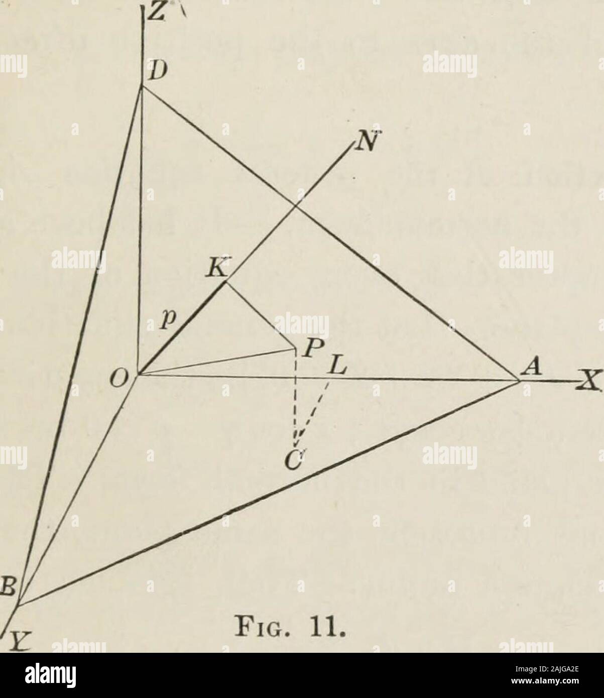 Plane And Solid Analytic Geometry An Elementary Textbook Tf 9 D Y2 Z B X Y 2z 10 E J J G L C A 2y F X Gt