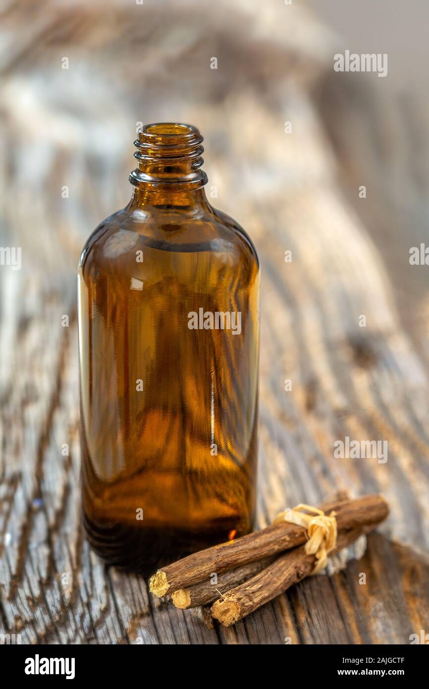 Liquorice root Stock Photo