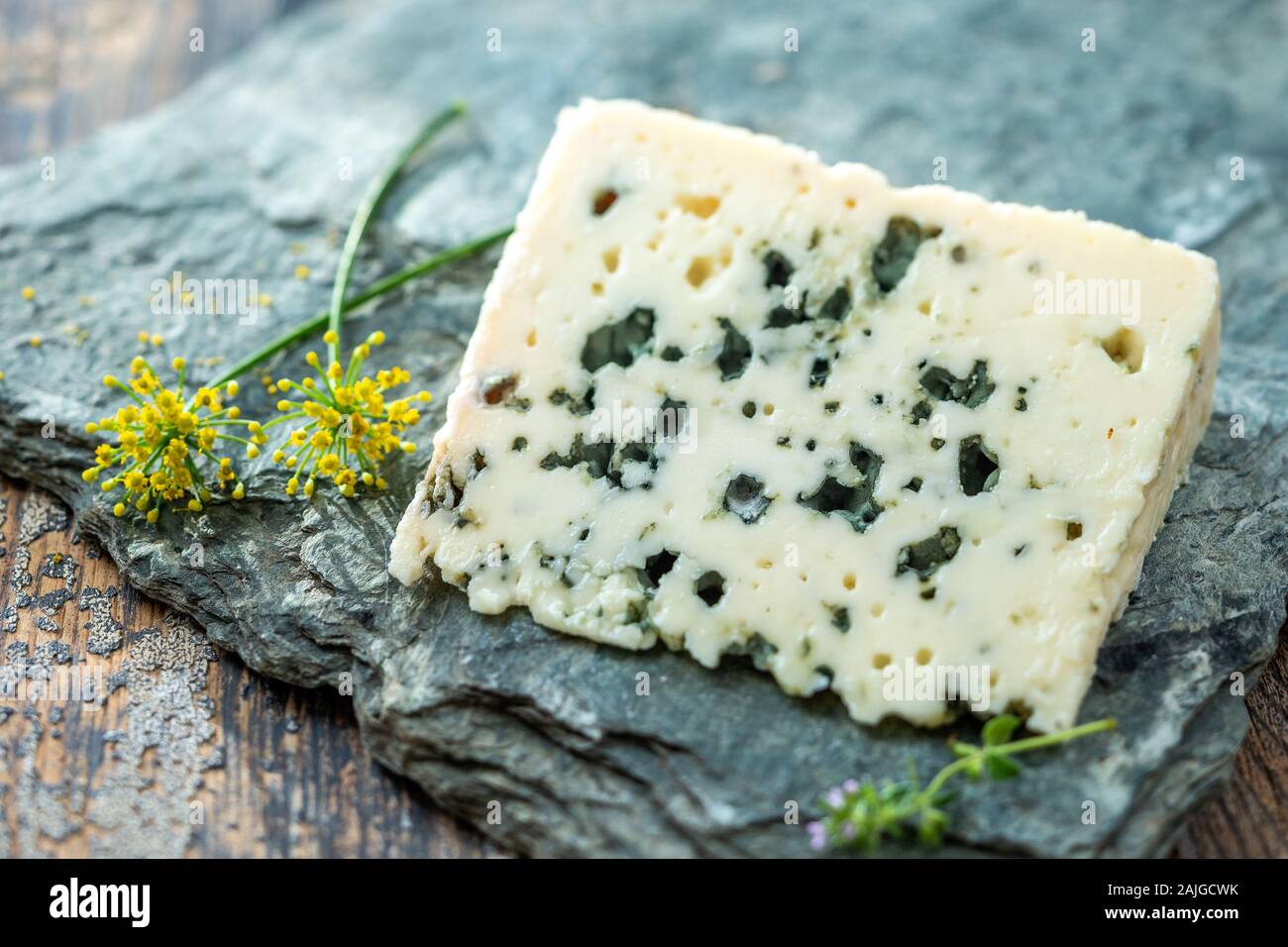 French blue cheese roquefort Stock Photo Alamy