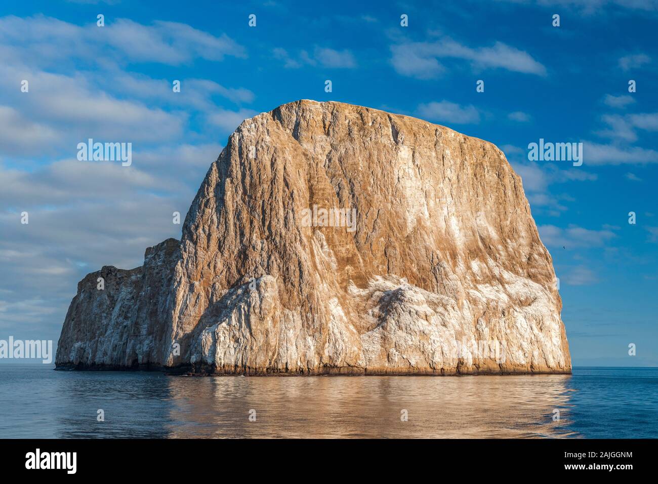 Kicker rock (aka León dormido) near San Cristobal island, Galapagos, Ecuador. Stock Photo