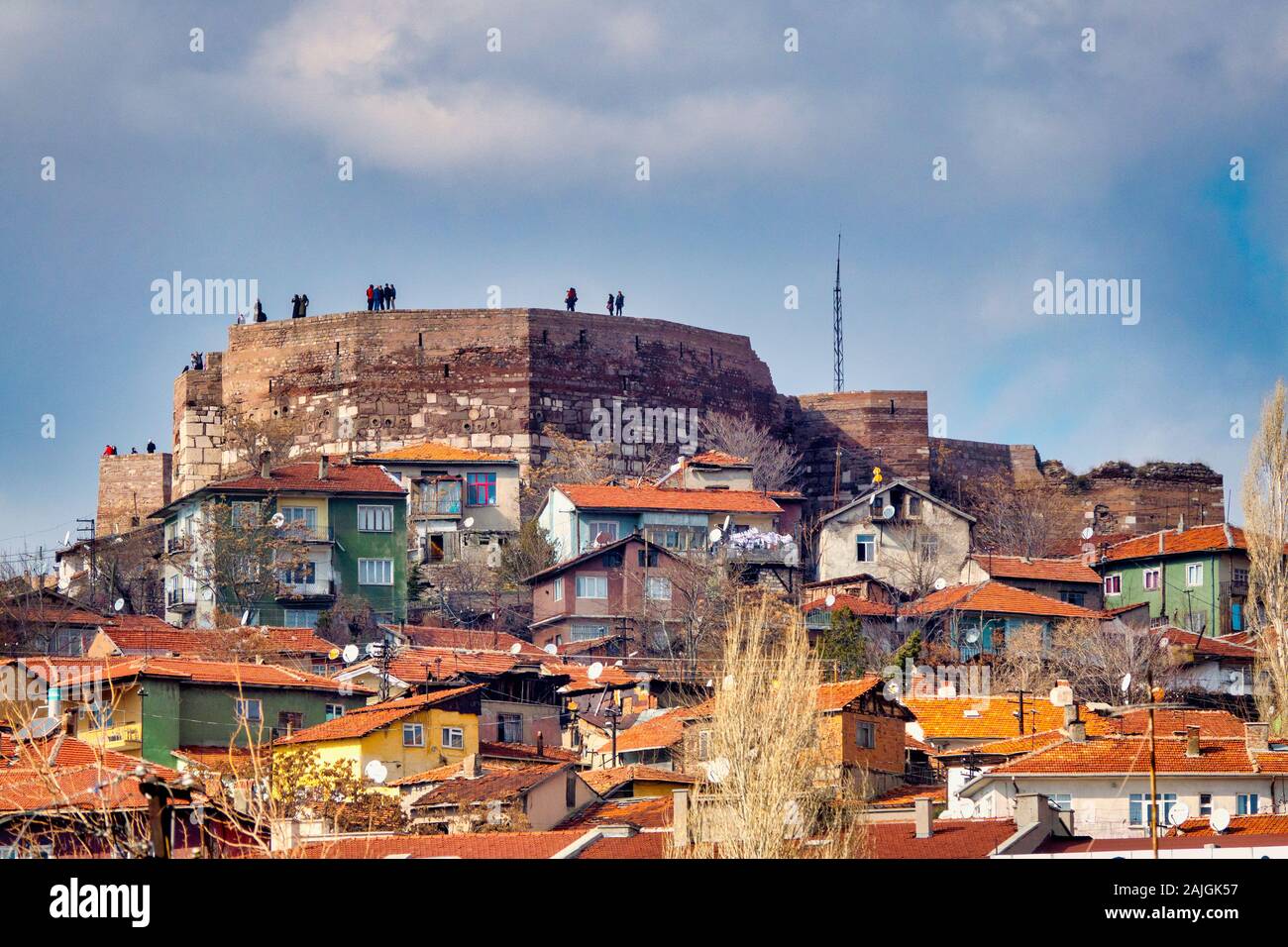 Ankara Castle, Ankara, Turkey Stock Photo