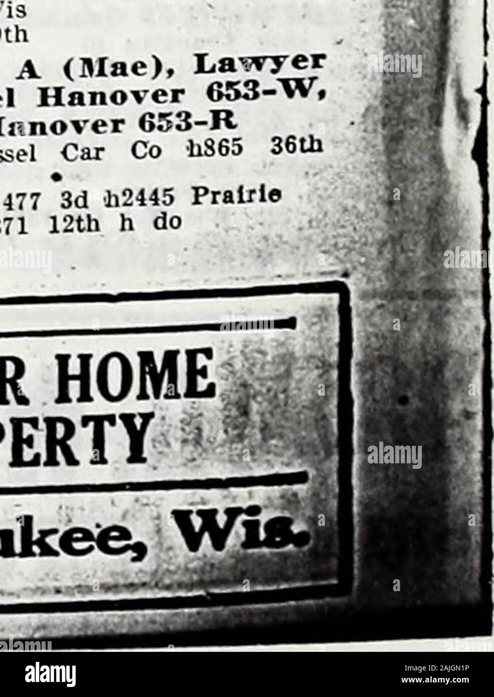 Milwaukee Wisconsin City Directory Summer Home Property Fe Milwaukee 455 The Vilter Mfg Co 858 876 Clinton Street Ice And Refrigerating Machinery Coopcr Chas R Martha Hslo Vliet Clias W Alice Iospr H375