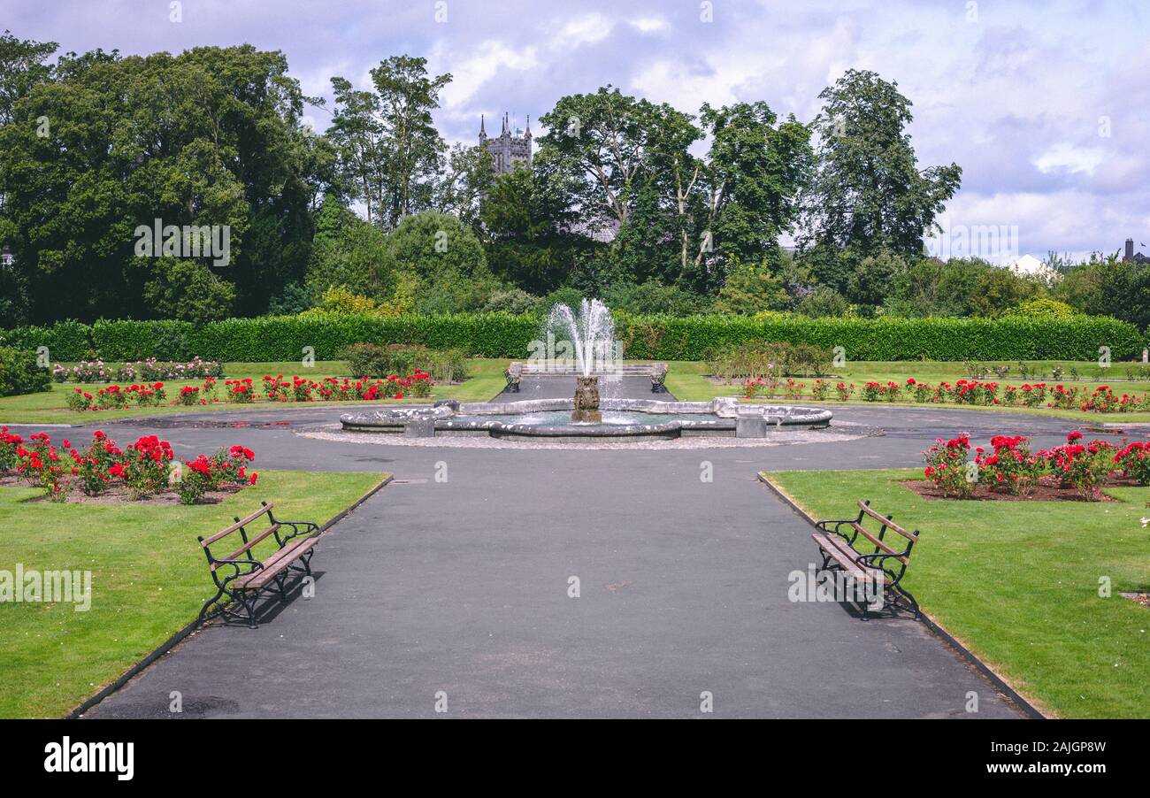 Kilkenny Castle Park Stock Photo