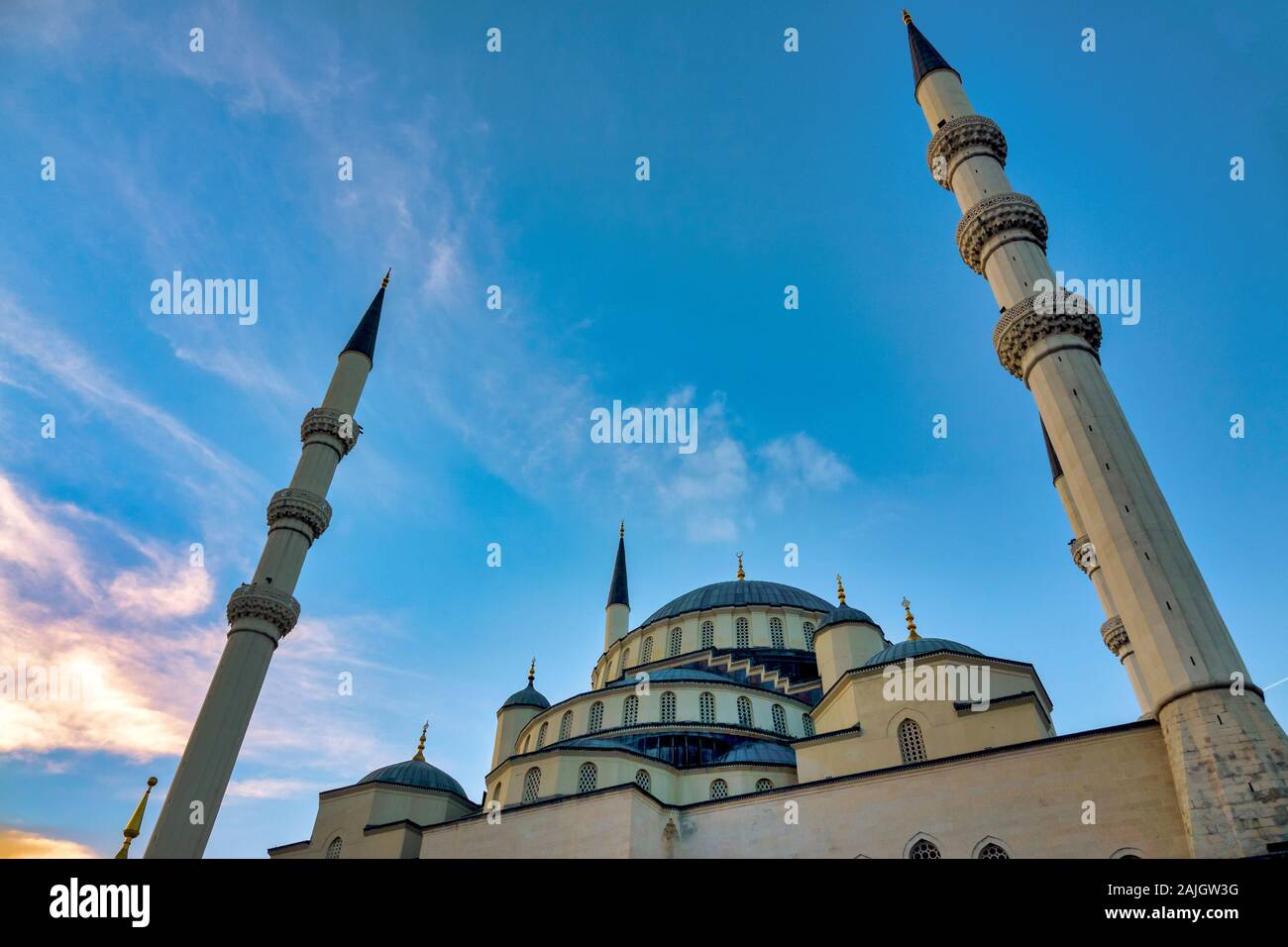 Kocatepe Mosque, Ankara, Turkey Stock Photo