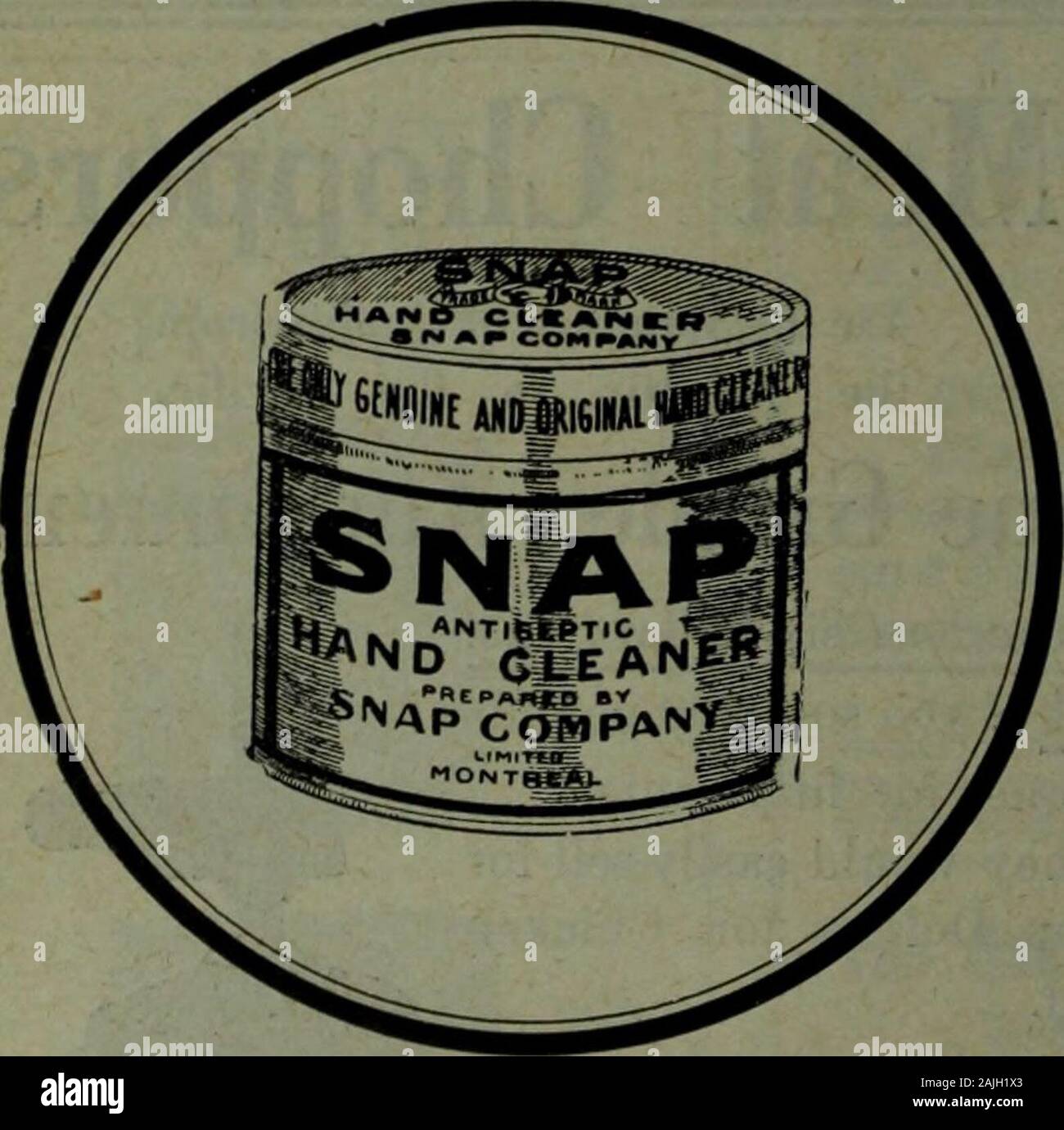 Snap Hand Cleaner tin (DR) Snap Hand Cleaner tin (DR)