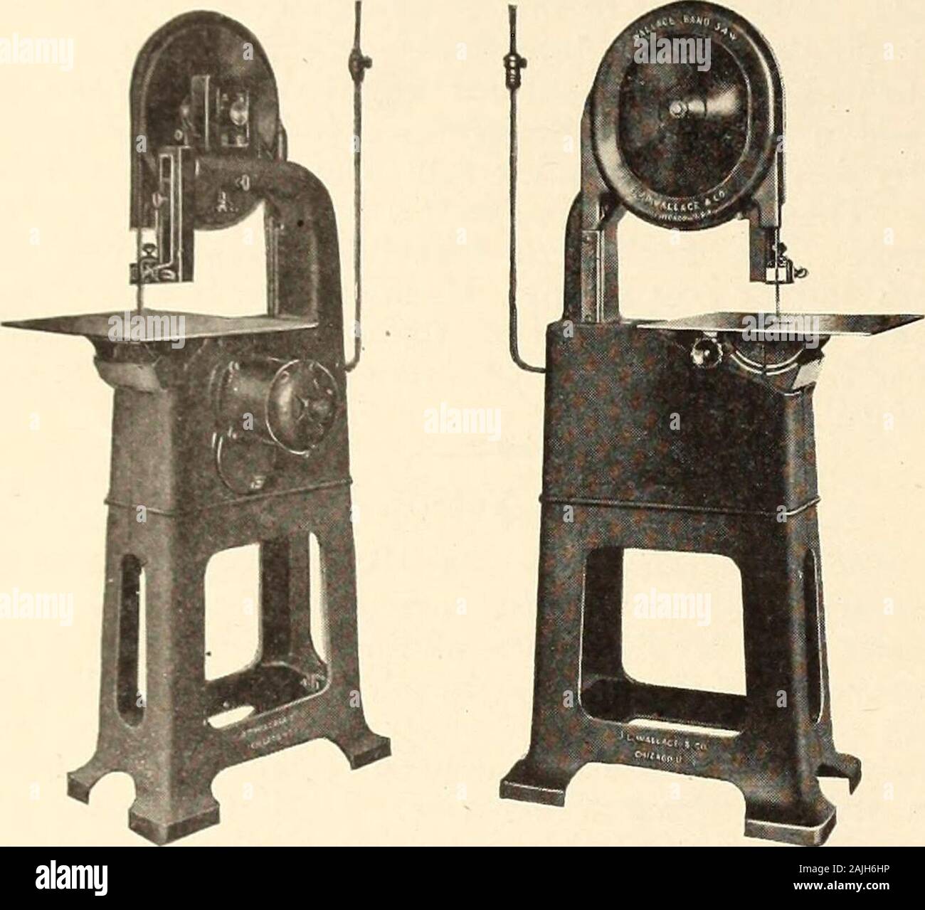 Canadian Wood Products Industries 66 Canadian Woodworker And Furniture Manufacturer Small Portable Band Saw A New Addition To The Wallace Line Of Portablewoodworking Equipment Is Shown In The Accompany In Illustration This