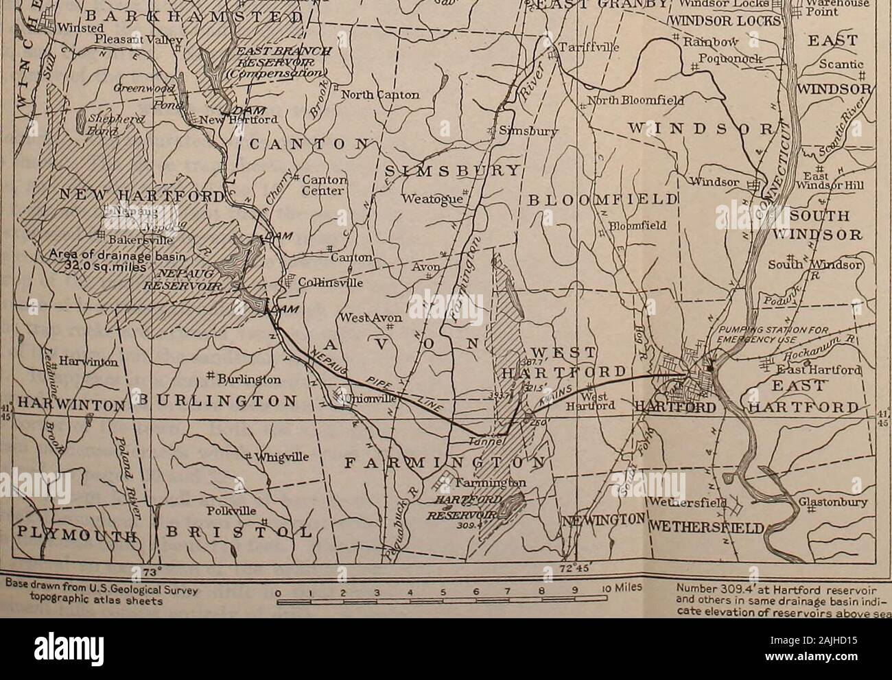 Willimantic Map Willimantic map hi-res stock photography and images - Alamy