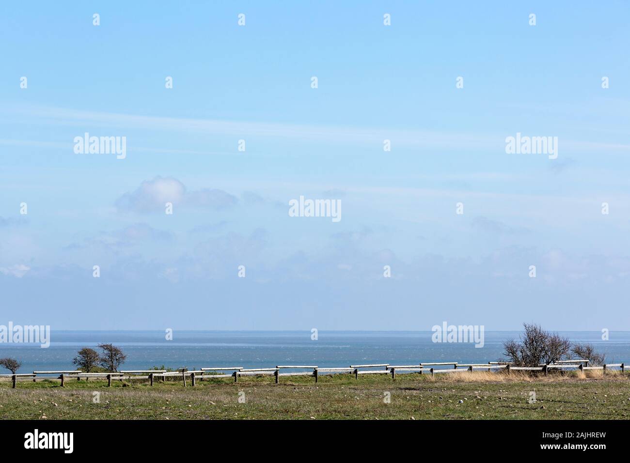 Braderuper Heide, Wattenmeer, Sylt Stock Photo