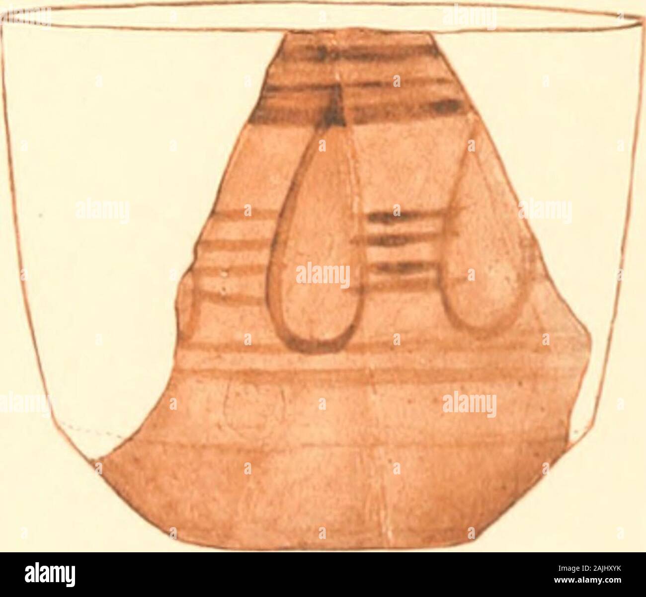 Areika . / 10. Scale ; See pp. 40, 41 PAINTED POTTERY FROM SHABLUL (100 ...