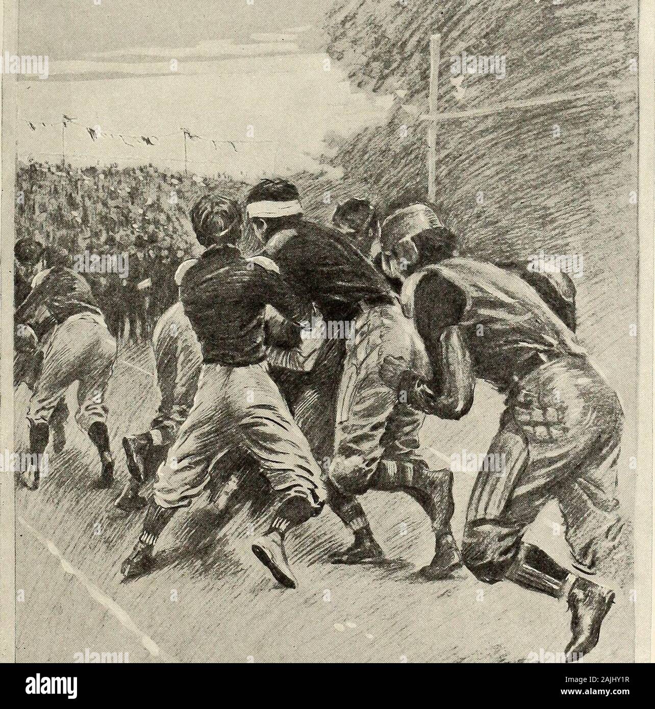 St Nicholas Serial 3r7 Z Every Yard Contested Hard 13 14 The Game One Man Back The Line Holds Slack It S Sure To Be A Kick Long Pass Feint A Scamper A Ah It