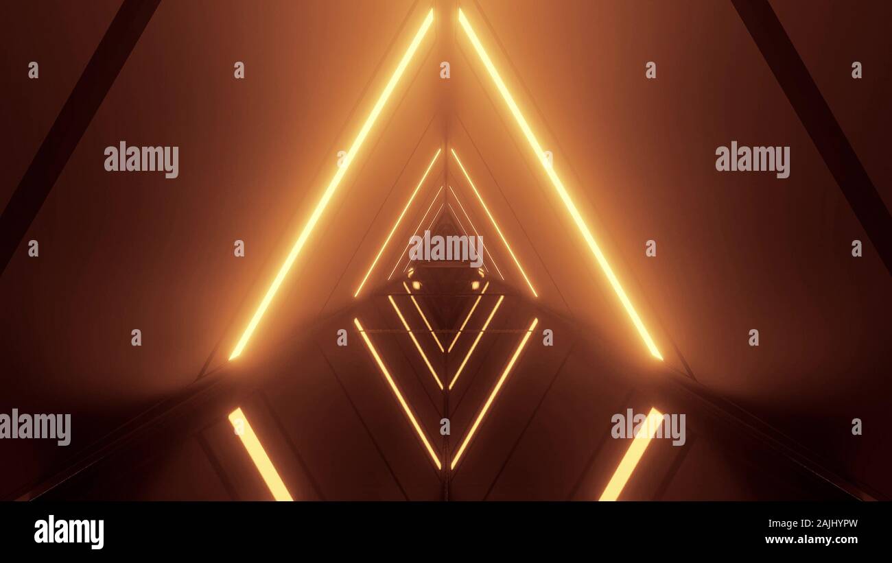abstract dark glowing triangle graphic design artwork with reflective ...