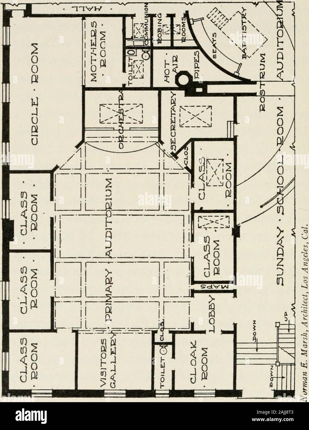 The Sunday-school building and its equipment . en the two rooms 