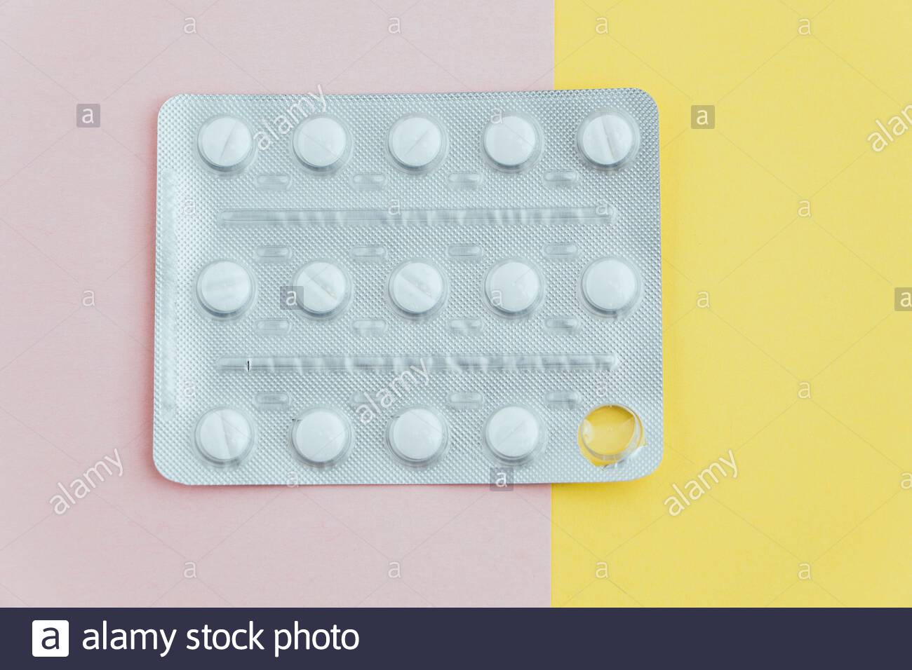Download Yellow Pills Blister Pack High Resolution Stock Photography And Images Alamy PSD Mockup Templates
