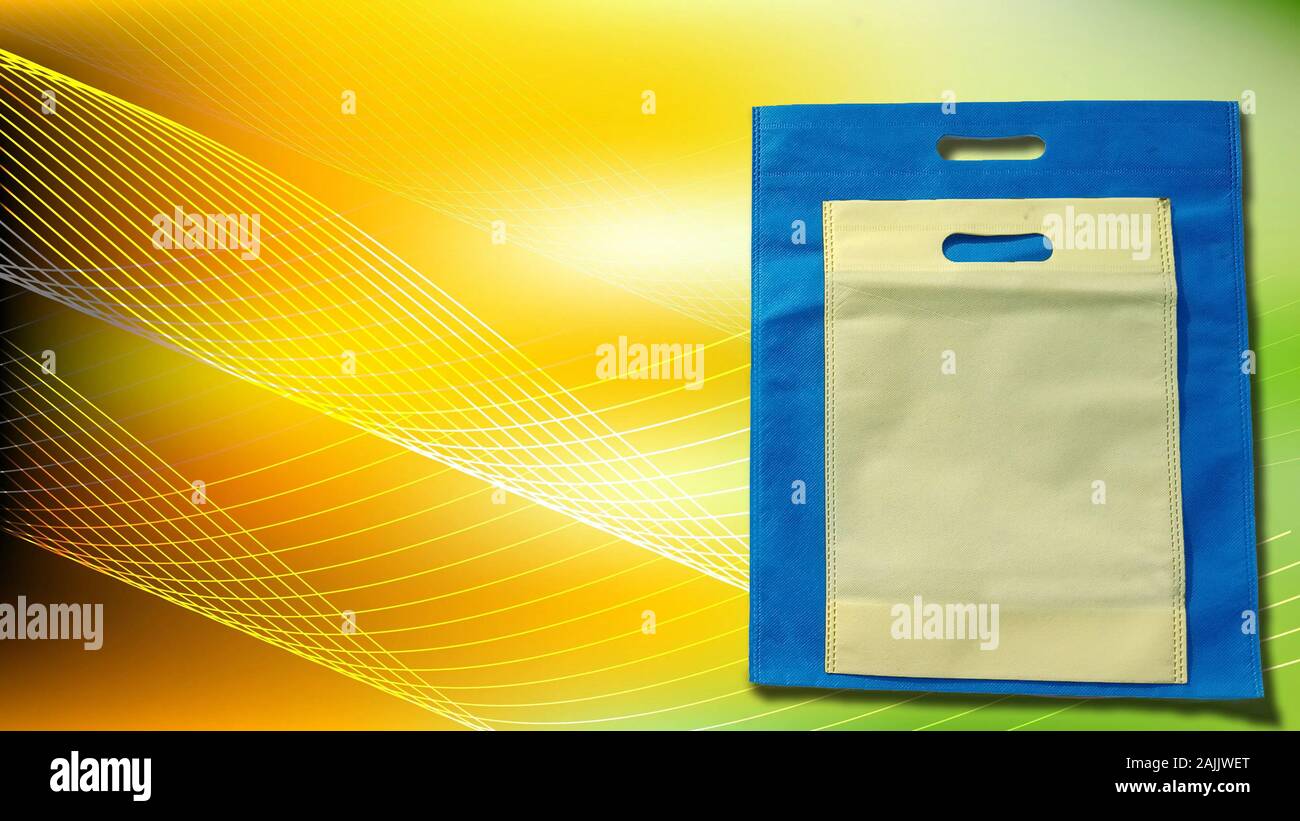 Beautiful ECO Shopping Bags. Non Woven Colorful Bags on Amazing