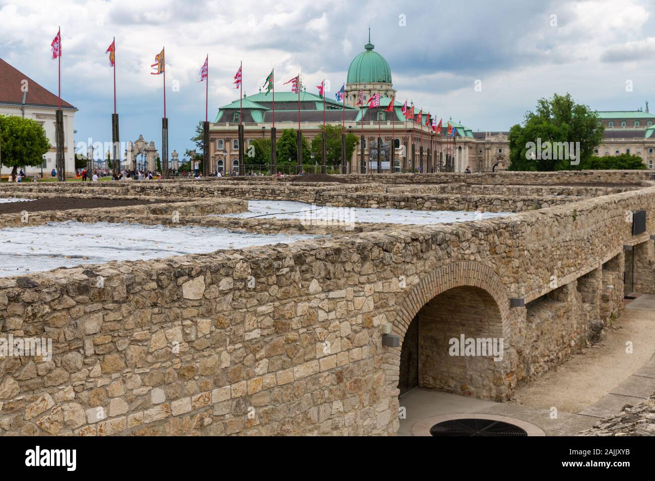 Buda castle ruins hi-res stock photography and images - Alamy