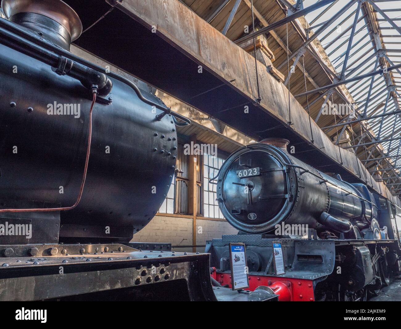 King Edward II Steam Train, Didcot Railway Centre, Didcot, Oxfordshire, England, UK, GB. Stock Photo