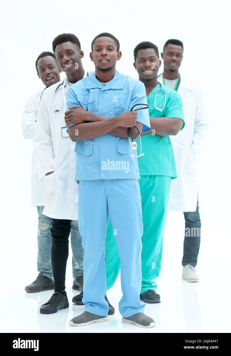 Diverse team doctors one male hi-res stock photography and images - Alamy