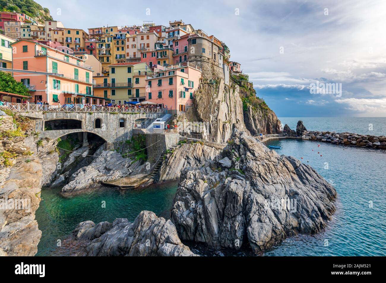 Manarola of Cinque Terre, Italy Stock Photo - Alamy