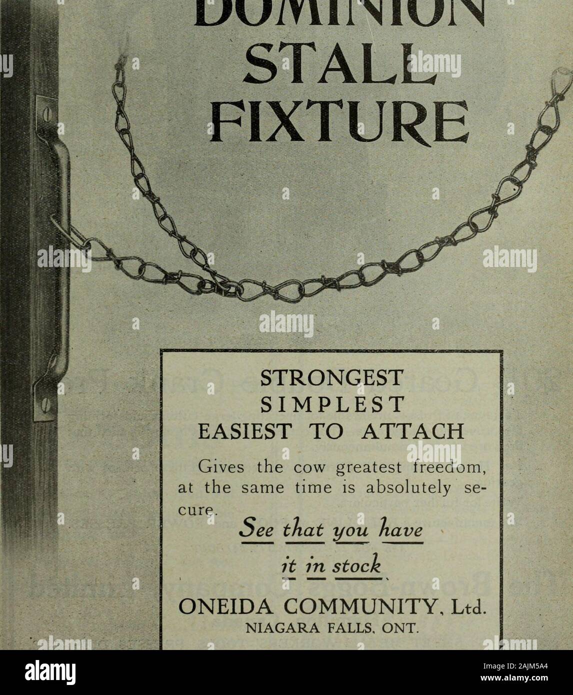 Hardware merchandising October-December 1910 . r-chased from the vendor four days before and entirely free from any taint. The onions and other vegetables and fruit had not imparted the slightest odor to anything. The salt and matches were as dry as when placed in the refrigerator. A more rigid test of ventilation could not be asked for, and the conditions in which the food supplies were found quite justify the statement that the Barnet Refrigerator is constructed on a hygienic system peculiarly its own. R- W. Bruce Smith. I desire to corroborate the above statement, having been present and no Stock Photo