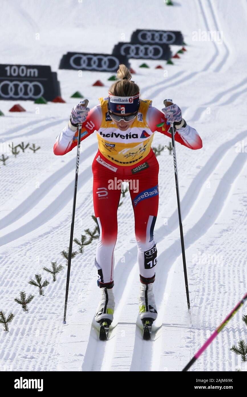 Val Di Fiemme, Italy. 4th Jan 2020. Therese Johaug (NOR) in action ...