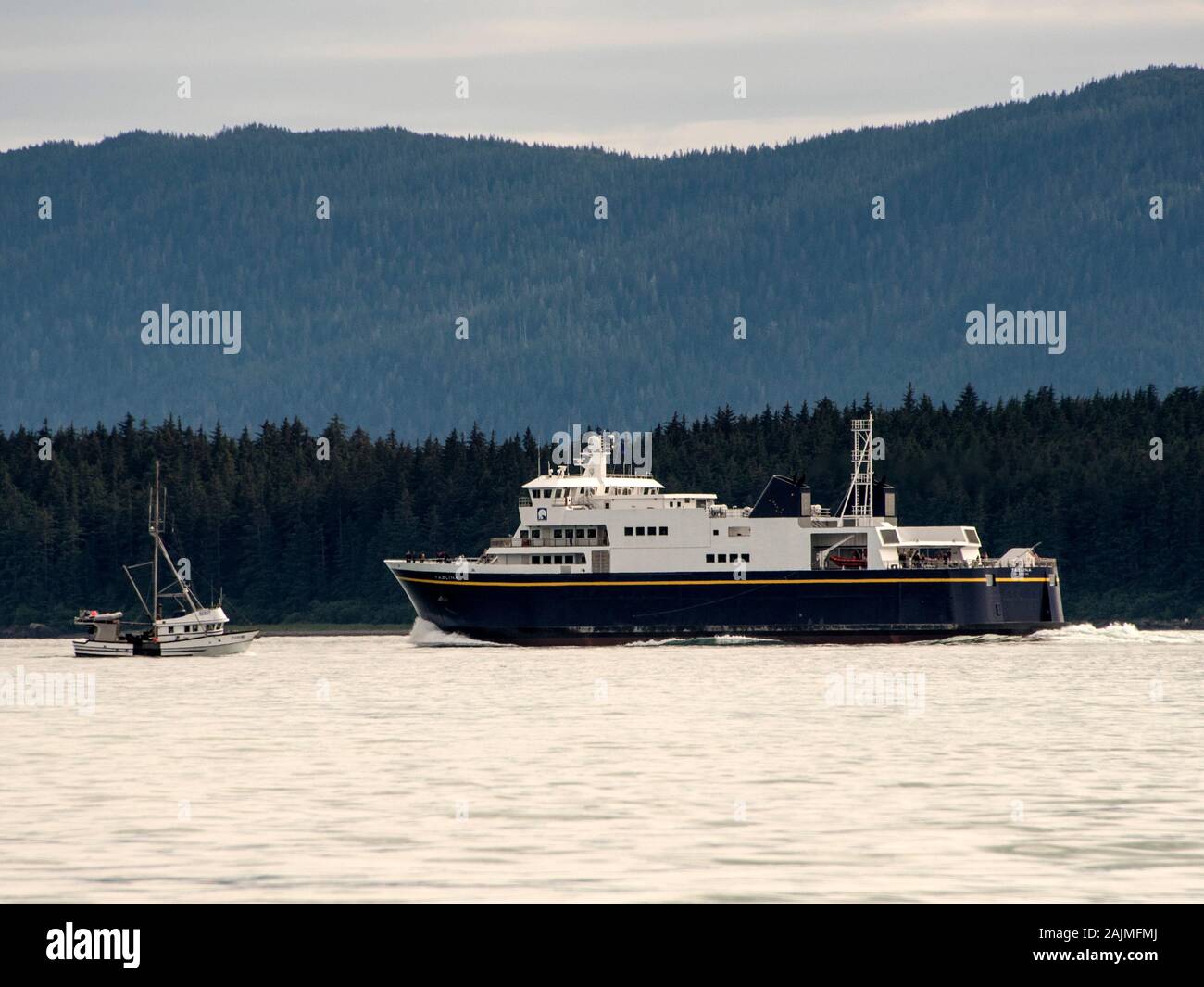 Alaska Marine Highway System vessel the Tazlina Stock Photo