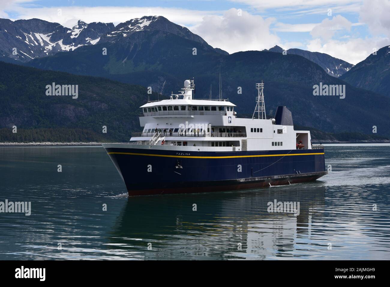 Alaska Marine Highway System the vessel Tazlina Stock Photo