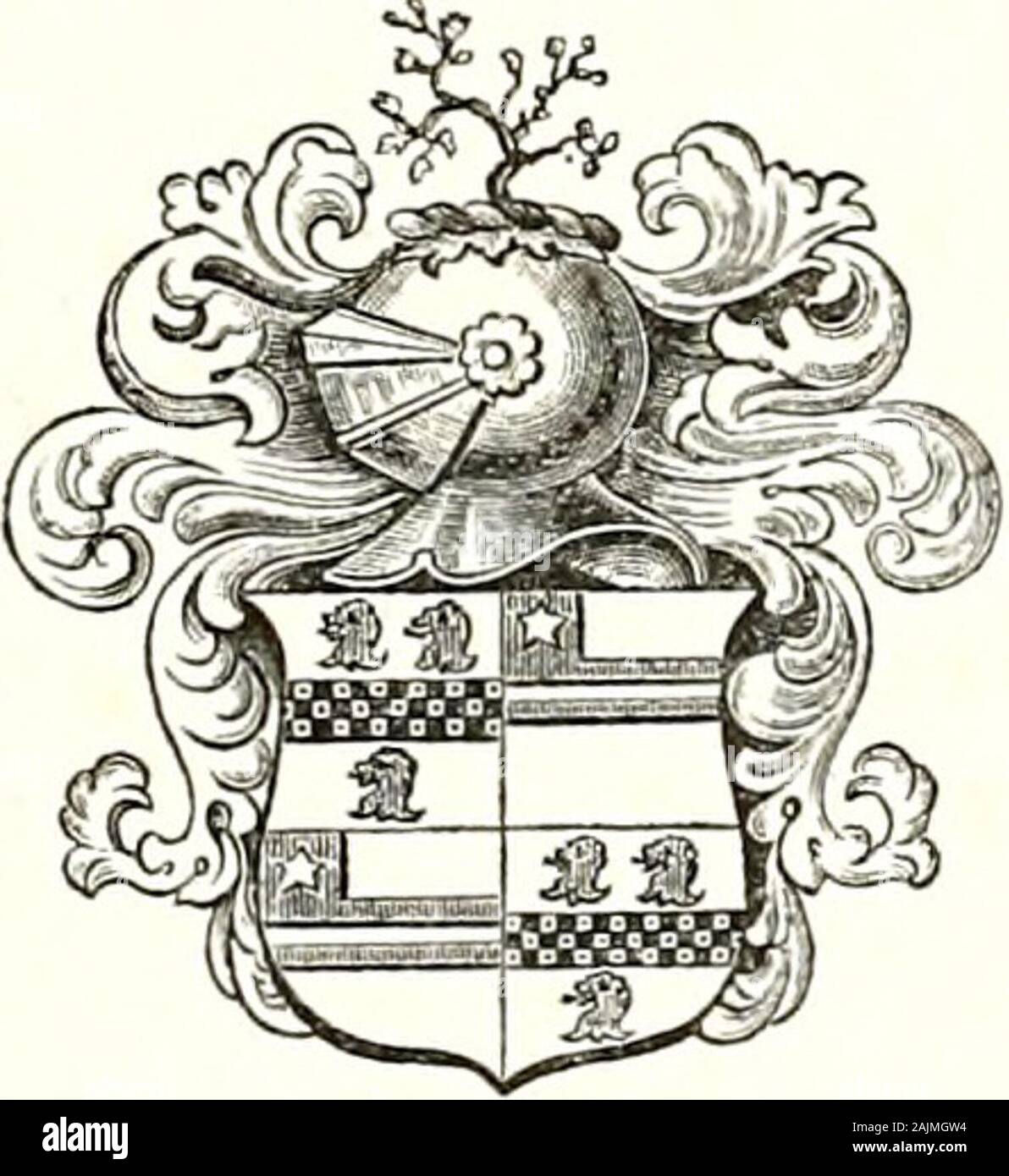 The Birkbecks of Westmorland and their descendants . rnby suit, however,dragged on to 1743. ( 13 ) BIRK BECKS OF HORNBY. The two most prominent families of the Birkbecks were those of Hornbyand Orton ; the former were descended from THOMAS BYRKEBEKE of Carlisle, who is said to have beenGovernor of that city, but I can find no good authority for this, althoughhe was certainly a man of some position ; indeed from Machells account,written in the latter half of the seventeenth century (vide p. 35), it wouldappear that his ancestors had for at least five generations married into veryleading familie Stock Photo