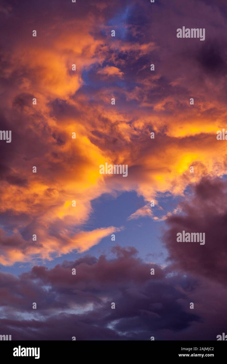 Dark clouds at sunset hi-res stock photography and images - Alamy