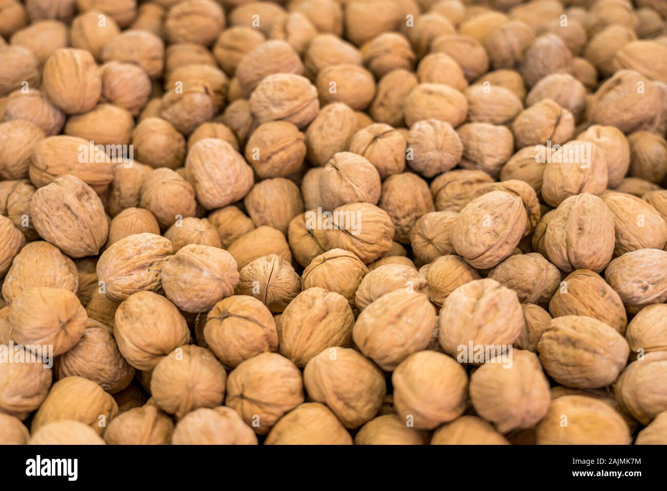 View of pile of Clean Nuts Ready to Eat Stock Photo Alamy
